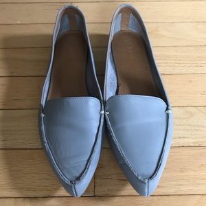 J.Crew Edie Loafer Leather Pointed Flats